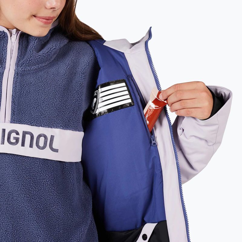 Vaikiška slidinėjimo striukė Rossignol Strawpile Jr galactic lilac 10