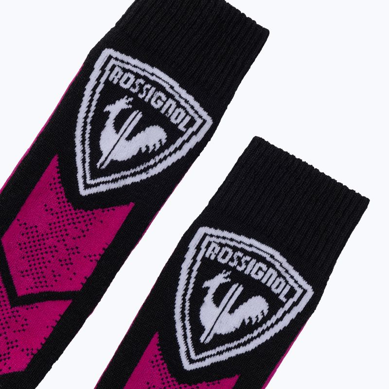 Vaikiškos slidinėjimo kojinės Rossignol Jr Thermotech orchid pink 2