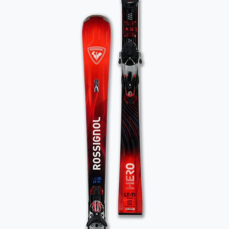 Kalnų slidės + apkaustai Rossignol Hero LT TI Konect + NX 12 Konect GW 4