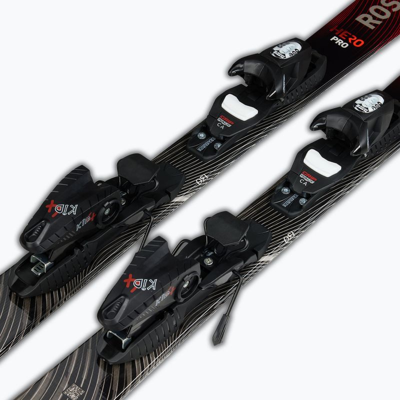 Vaikiškos kalnų slidės + apkaustai Rossignol Hero Multi-Event Pro 110-130 Kid-X + Kid 4 GW 6