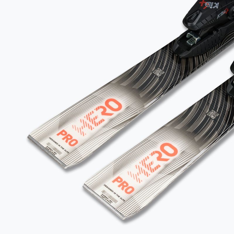 Vaikiškos kalnų slidės + apkaustai Rossignol Hero Multi-Event Pro 110-130 Kid-X + Kid 4 GW 7