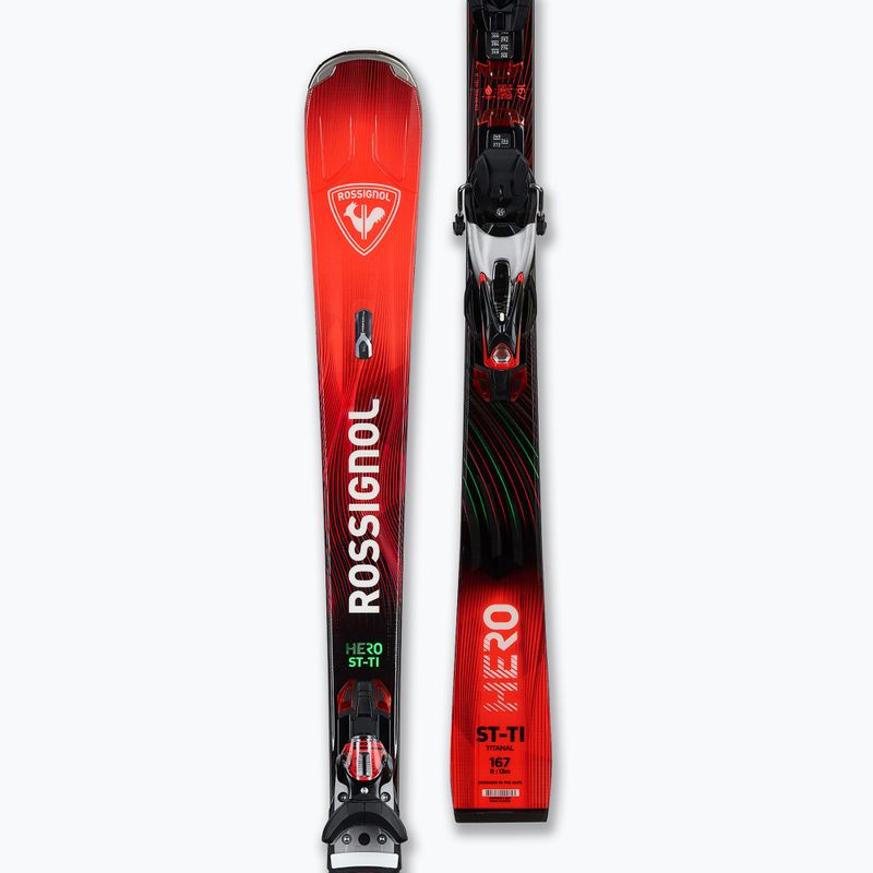 Kalnų slidės + apkaustai Rossignol Hero ST TI Konect + NX 12 Konect GW 4