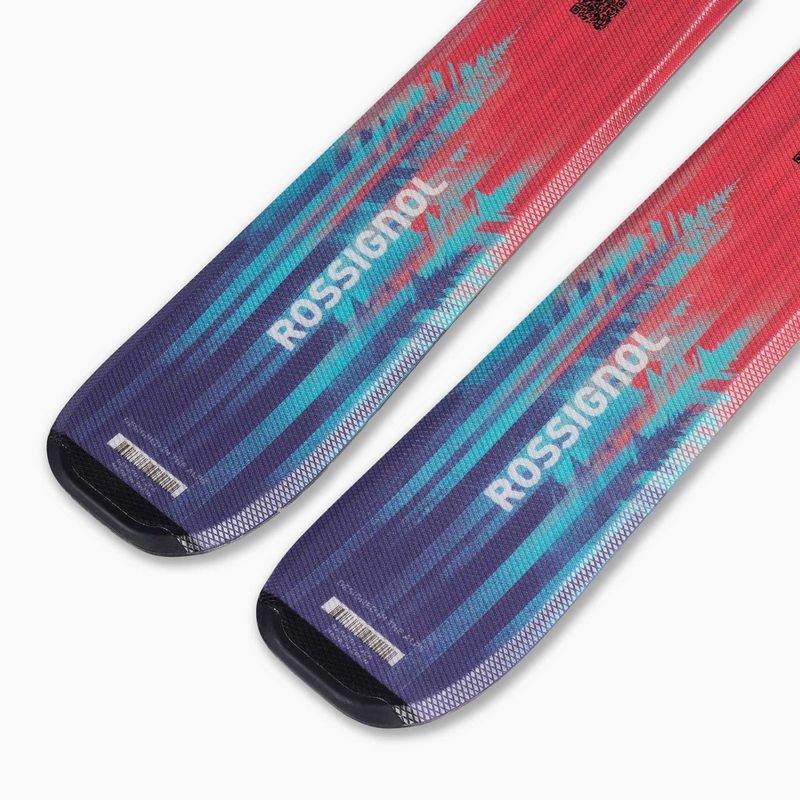Vaikiškos kalnų slidės + apkaustai Rossignol Sender Jr 128-140 + Xpress 7 GW 7