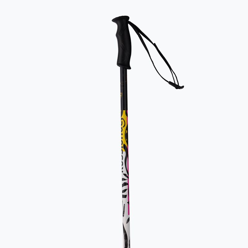 Moteriškos slidžių lazdos Rossignol Electra SVG white/black 3