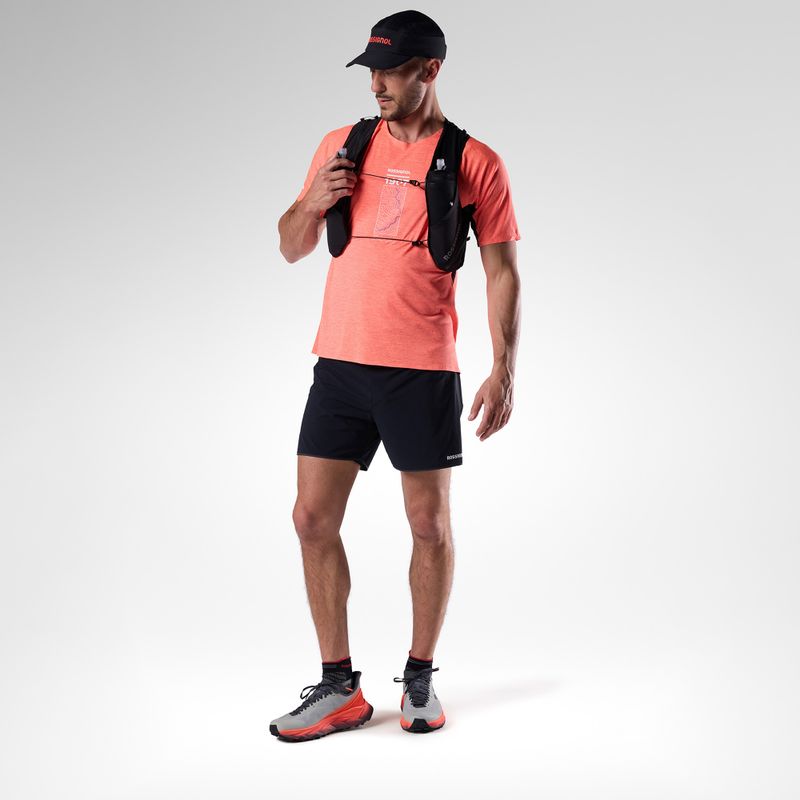 Vyriški bėgimo marškinėliai Rossignol Sapa Ultra Tee neon red 2