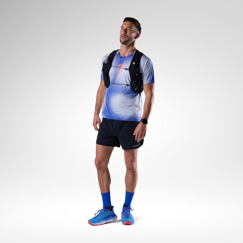 Vyriški bėgimo marškinėliai Rossignol Sapa Ultra Tee dazzle blue line fogg 2