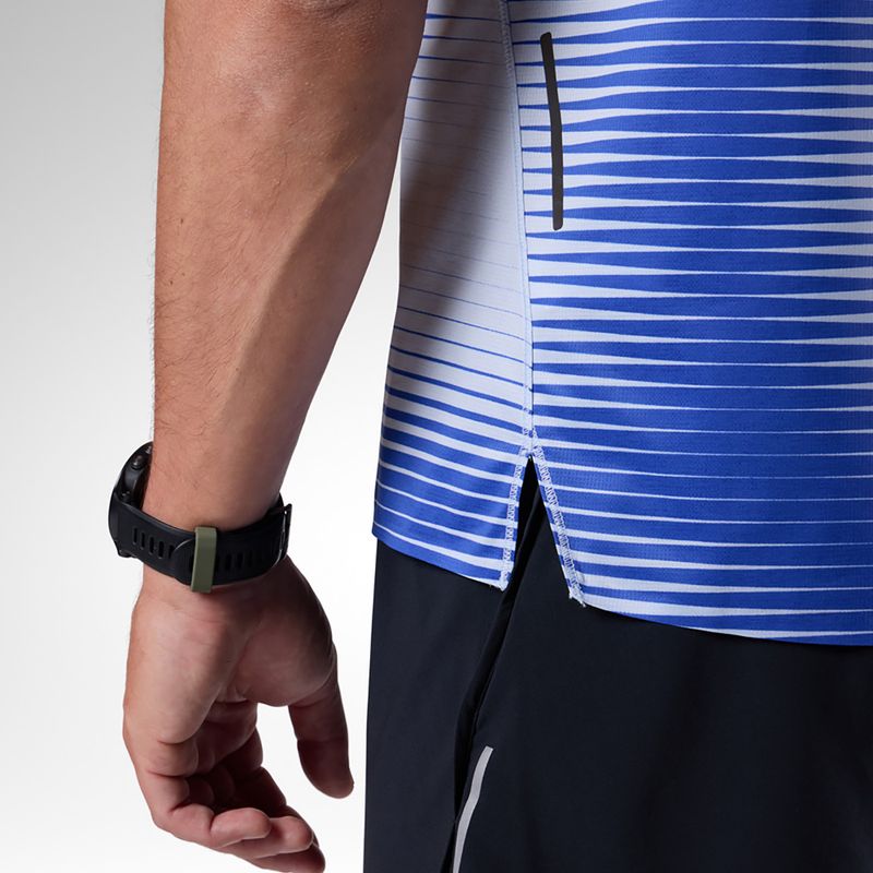 Vyriški bėgimo marškinėliai Rossignol Sapa Ultra Tee dazzle blue line fogg 7