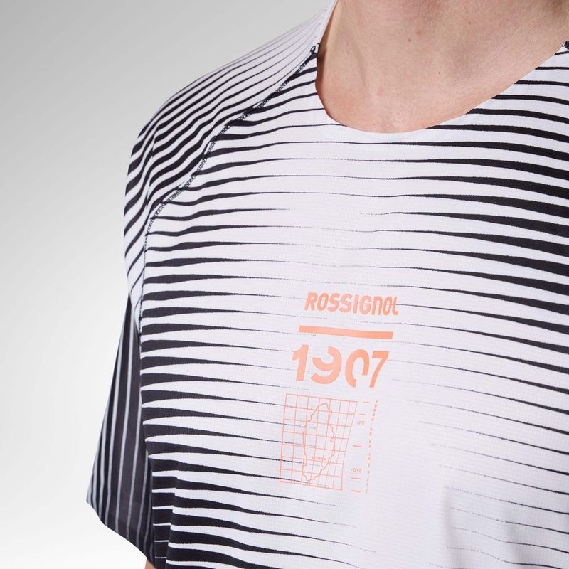 Vyriški bėgimo marškinėliai Rossignol Sapa Ultra Tee black line fogg 5