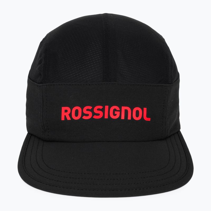 Kepurė su snapeliu Rossignol Active 5 Panel black/red 2