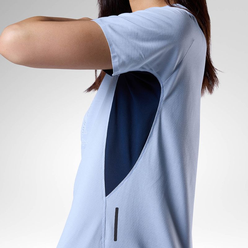 Moteriški bėgimo marškinėliai Rossignol Sapa Ultra Tee blue aura 7