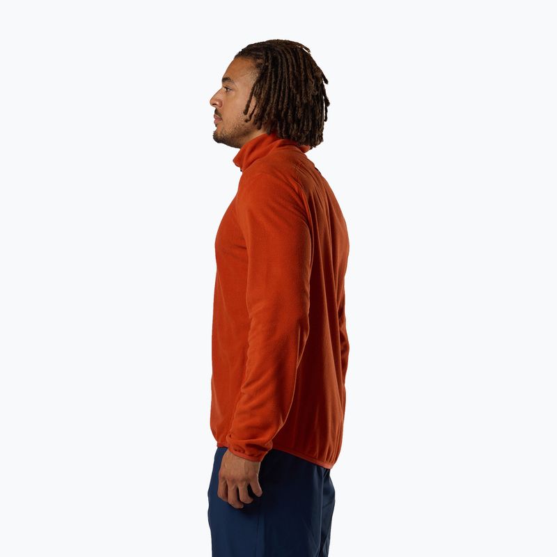 Vyriškas flisinis džemperis Rossignol Quarter Zip Fleece rooibos tea 4