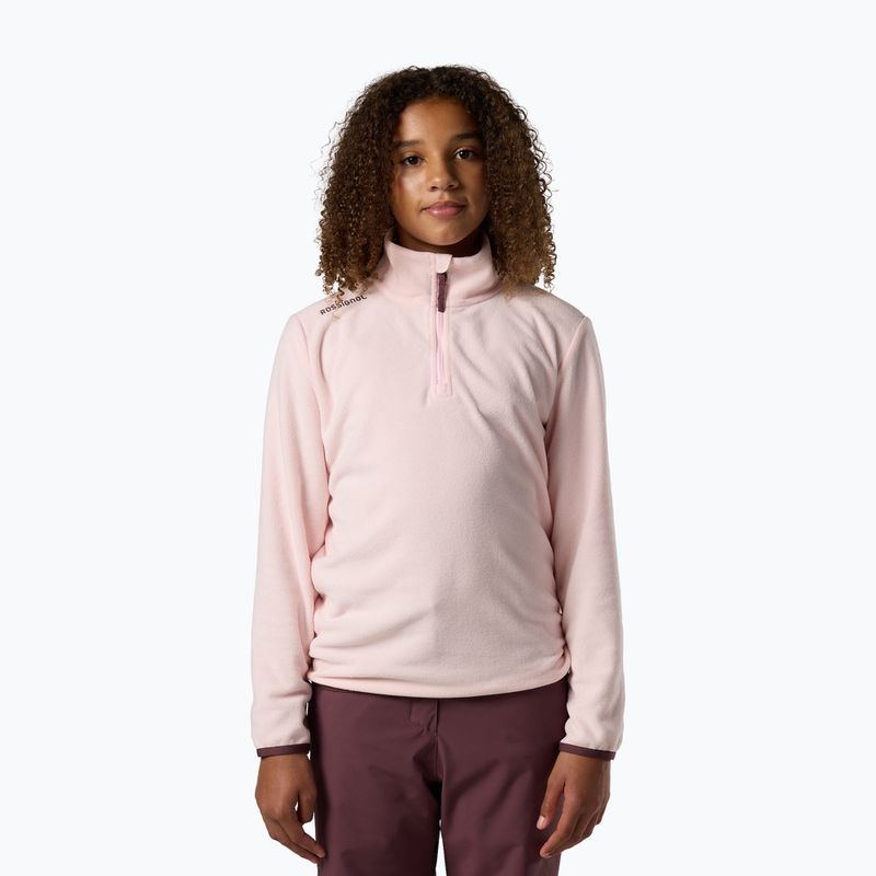 Vaikiškas flisinis džemperis Rossignol Quarter Zip Polar Fleece pale lilac 2