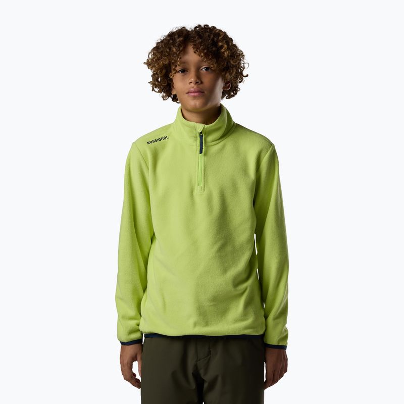 Vaikiškas flisinis džemperis Rossignol Quarter Zip Polar Fleece wild lime 2