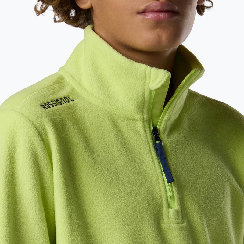 Vaikiškas flisinis džemperis Rossignol Quarter Zip Polar Fleece wild lime 6