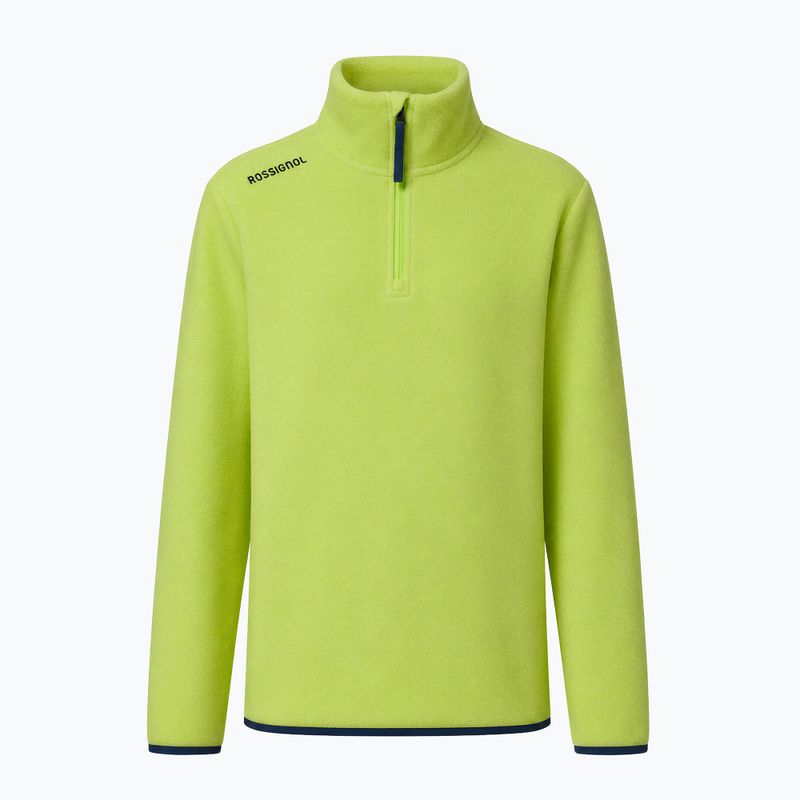 Vaikiškas flisinis džemperis Rossignol Quarter Zip Polar Fleece wild lime 9