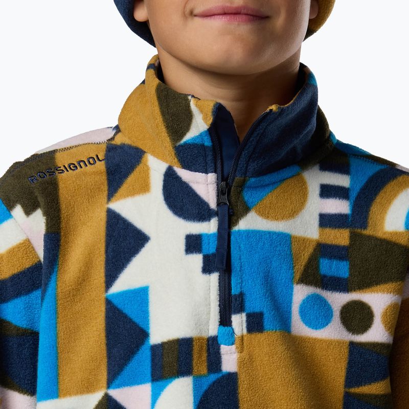 Vaikiškas flisinis džemperis Rossignol Quarter Zip Polar Fleece jr potpourri dazzle blue 6