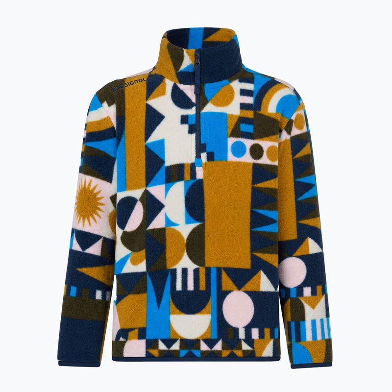Vaikiškas flisinis džemperis Rossignol Quarter Zip Polar Fleece jr potpourri dazzle blue 8