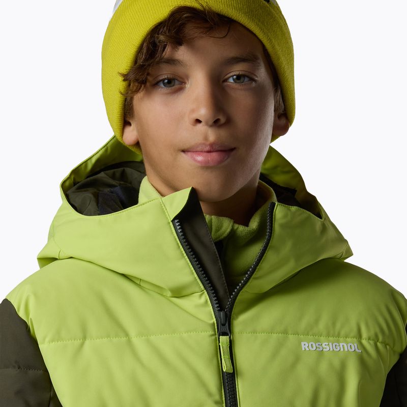 Vaikiška slidinėjimo striukė Rossignol Siz Quiled olive shadow 5