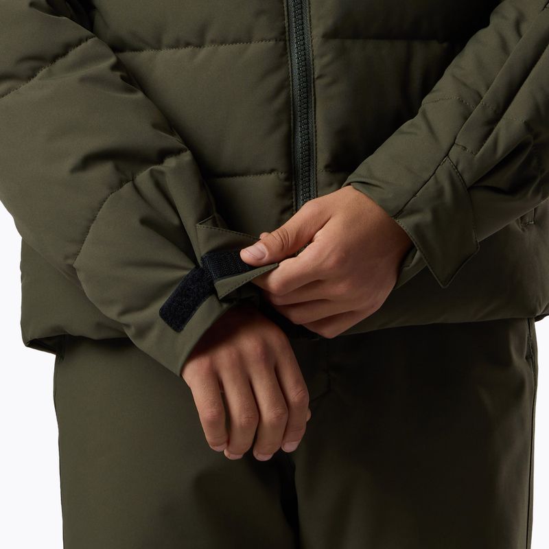 Vaikiška slidinėjimo striukė Rossignol Siz Quiled olive shadow 11