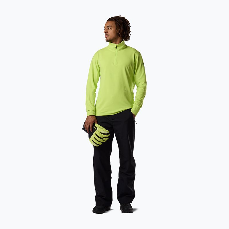 Vyriškas slidinėjimo džemperis Rossignol Mid Layer Stertch Half Zip wild lime 2