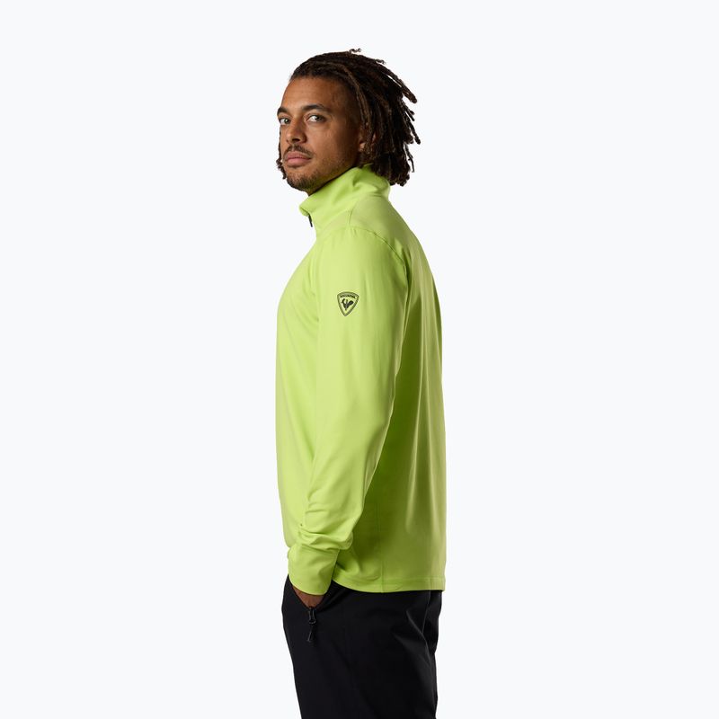 Vyriškas slidinėjimo džemperis Rossignol Mid Layer Stertch Half Zip wild lime 4