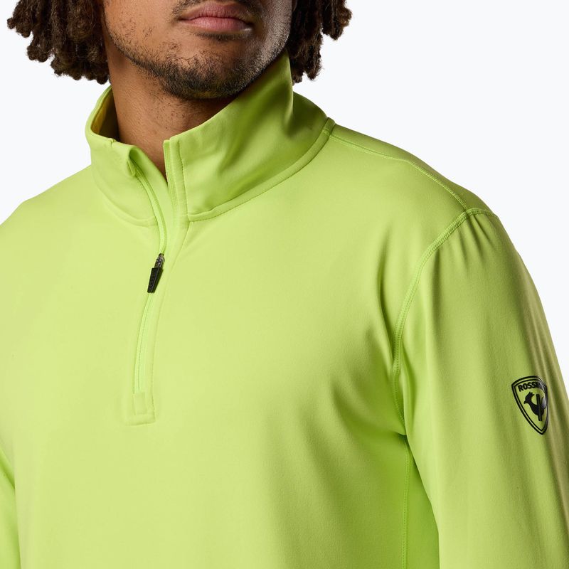 Vyriškas slidinėjimo džemperis Rossignol Mid Layer Stertch Half Zip wild lime 5