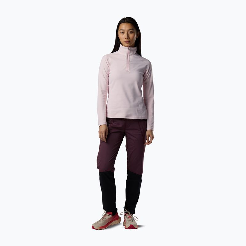 Moteriškas flisinis džemperis Rossignol Mid Layer Stretch Half Zip pale lilac 2
