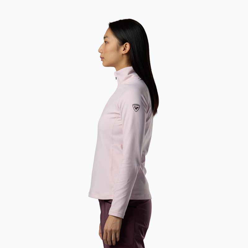 Moteriškas flisinis džemperis Rossignol Mid Layer Stretch Half Zip pale lilac 4