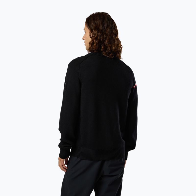 Vyriškas megztinis Rossignol Odysseus Crew Merino black 3