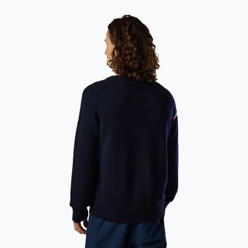 Vyriškas megztinis Rossignol Odysseus Crew Merino dark navy 3