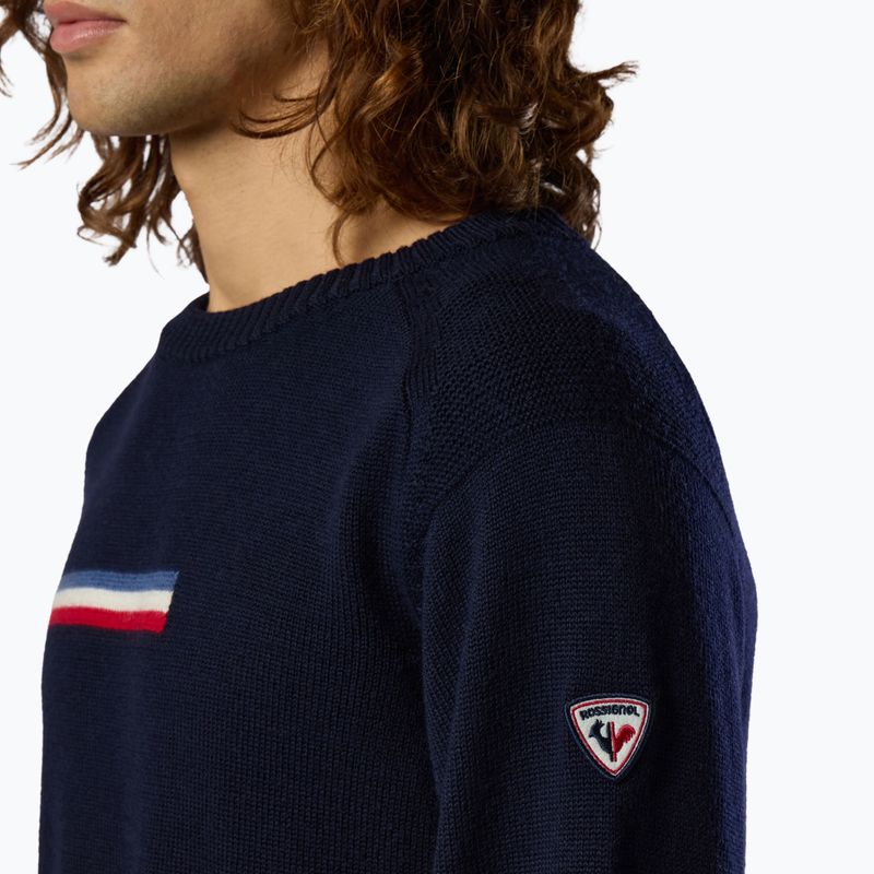Vyriškas megztinis Rossignol Odysseus Crew Merino dark navy 6