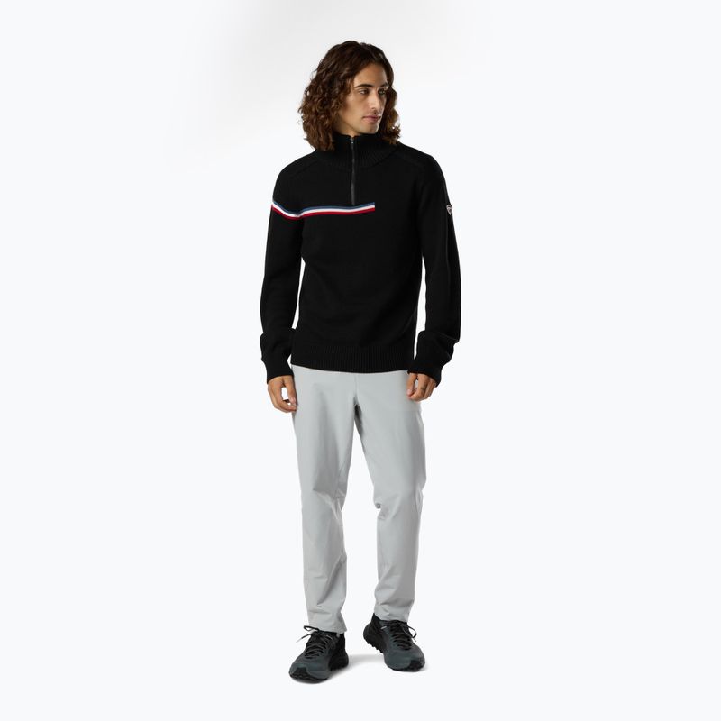 Vyriškas megztinis Rossignol Odysseus Half Zip Merino black 2