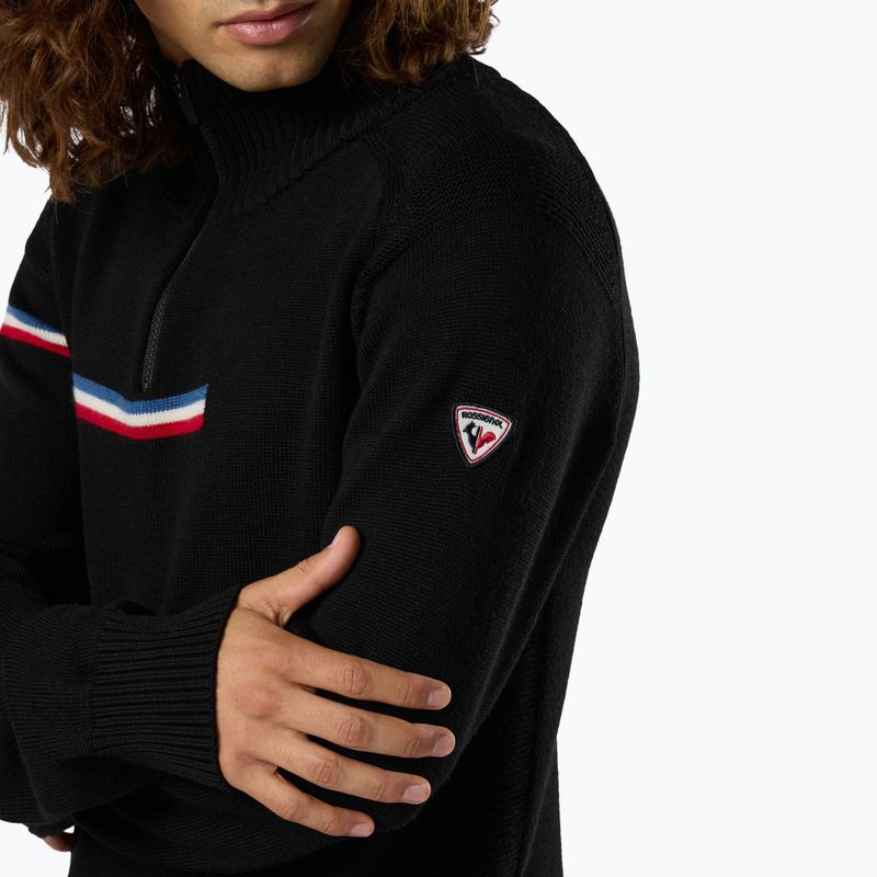 Vyriškas megztinis Rossignol Odysseus Half Zip Merino black 5