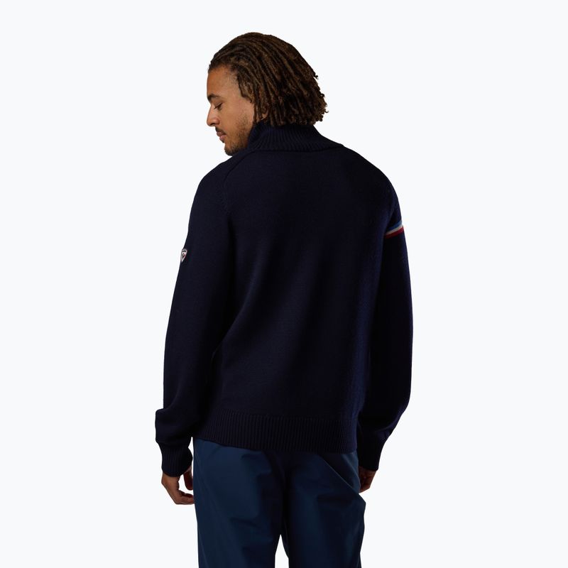 Vyriškas megztinis Rossignol Odysseus Half Zip Merino dark navy 3