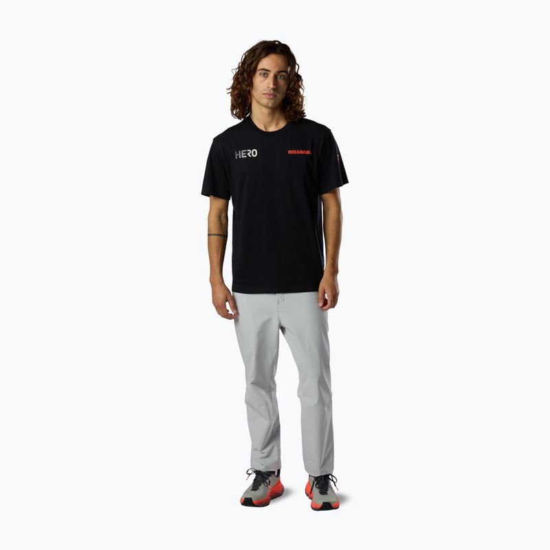Vyriški marškinėliai Rossignol Hero Tee black 2