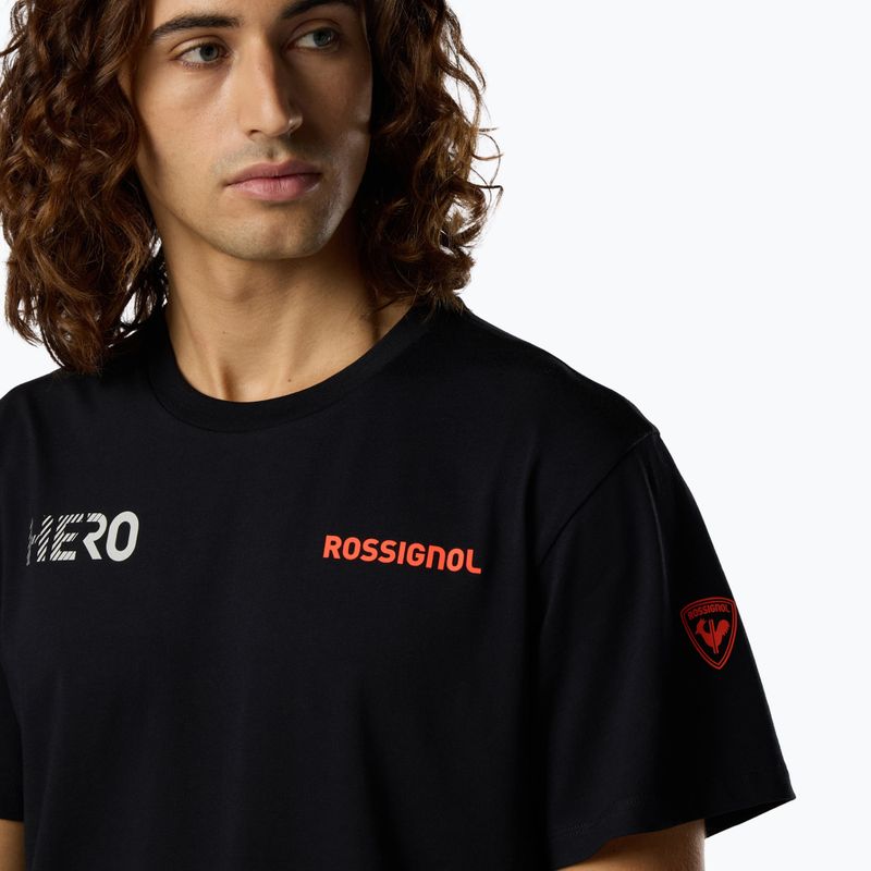 Vyriški marškinėliai Rossignol Hero Tee black 5
