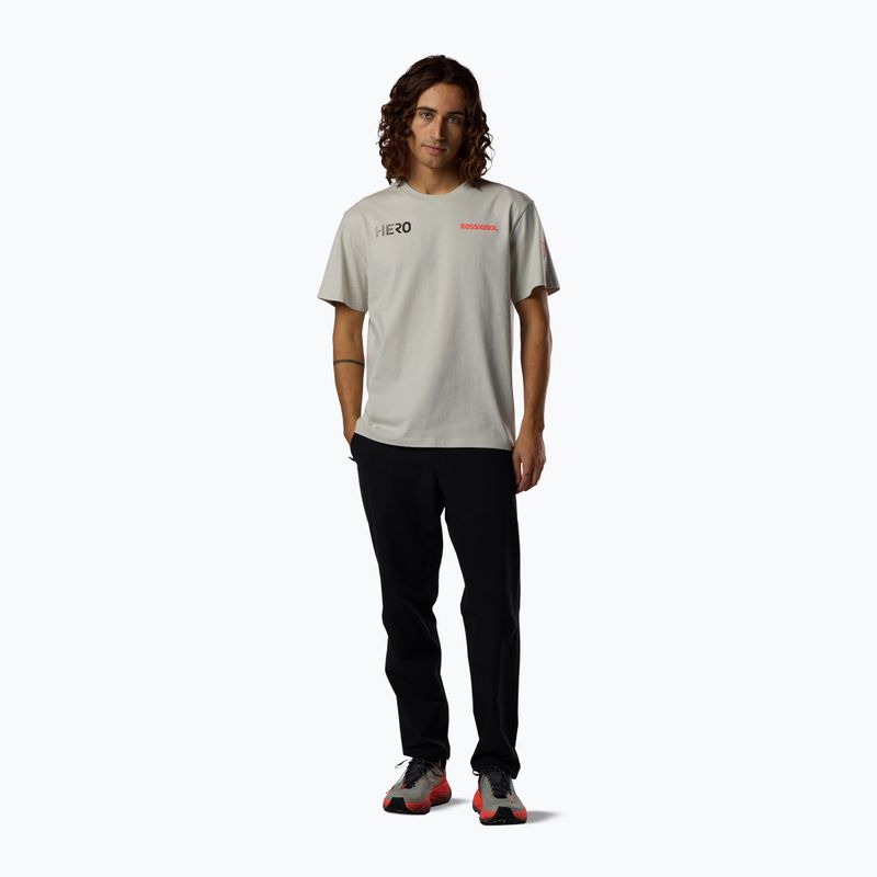Vyriški marškinėliai Rossignol Hero Tee light grey 2