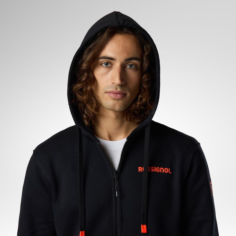 Vyriškas džemperis Rossignol Hero Full Zip Hoodie black 5