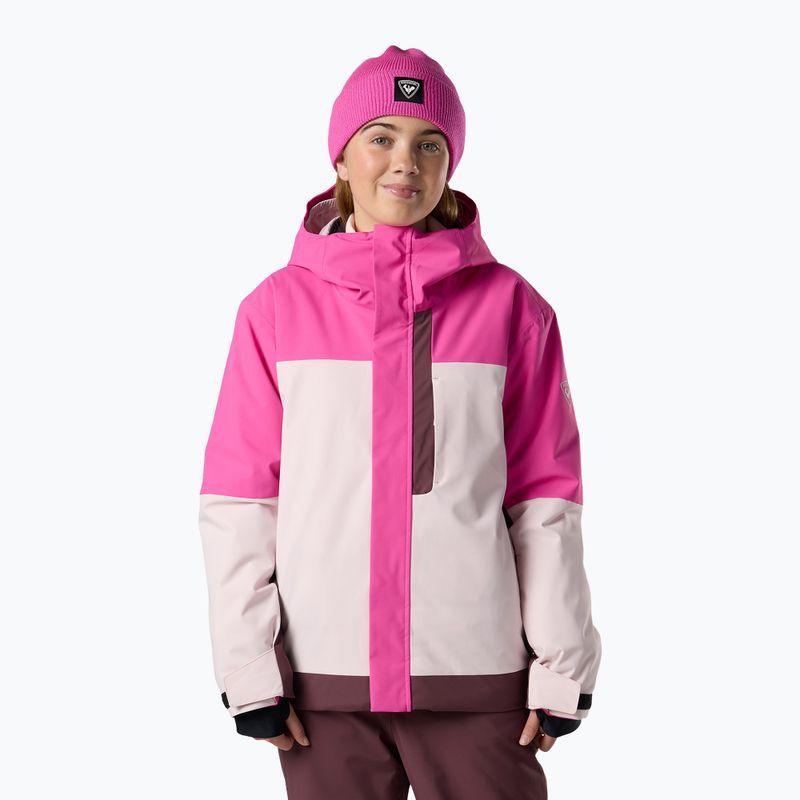 Vaikiška slidinėjimo striukė Rossignol Wispile Insulated electric fuchsia 2