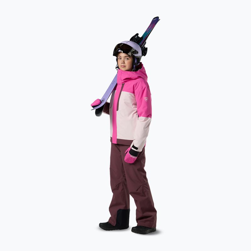 Vaikiška slidinėjimo striukė Rossignol Wispile Insulated electric fuchsia 3