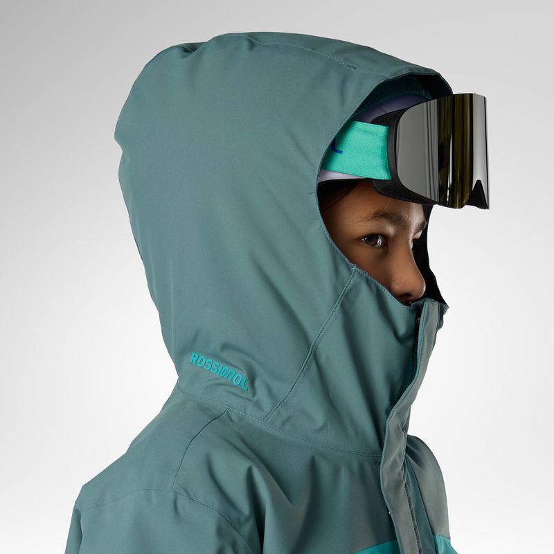 Vaikiška slidinėjimo striukė Rossignol Wispile Insulated north atlantic 6