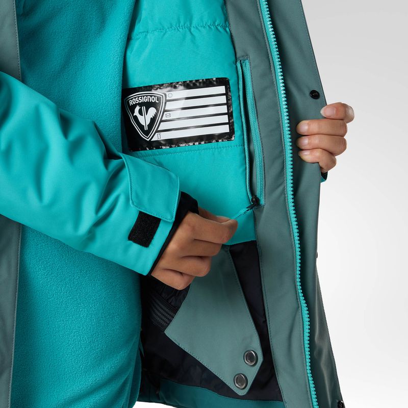 Vaikiška slidinėjimo striukė Rossignol Wispile Insulated north atlantic 12