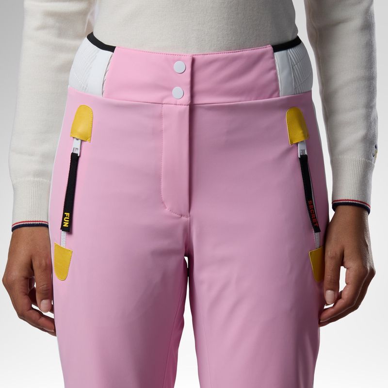 Moteriškos slidinėjimo kelnės Rossignol JCC Valdiz new pink 5
