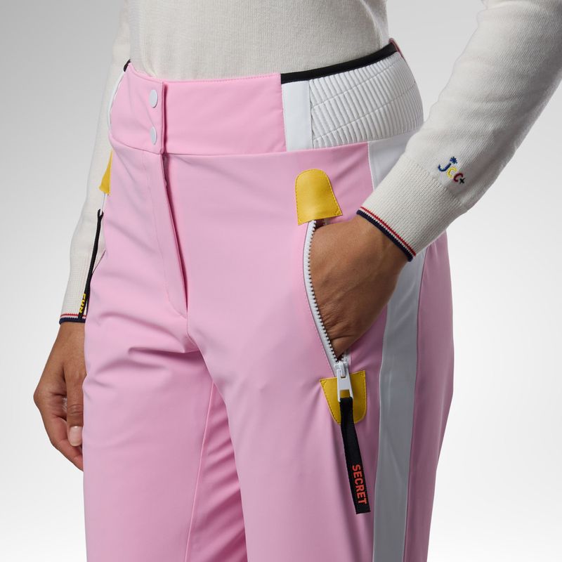 Moteriškos slidinėjimo kelnės Rossignol JCC Valdiz new pink 6