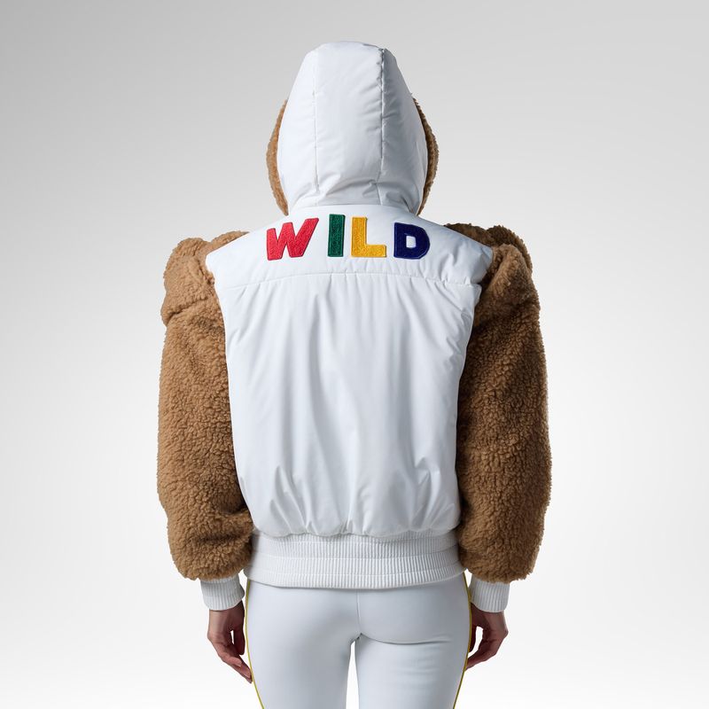 Moteriška slidinėjimo striukė Rossignol JCC Teddy Hoodie white 3