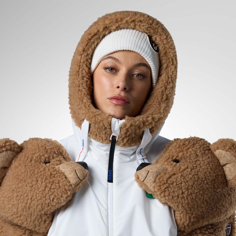 Moteriška slidinėjimo striukė Rossignol JCC Teddy Hoodie white 5