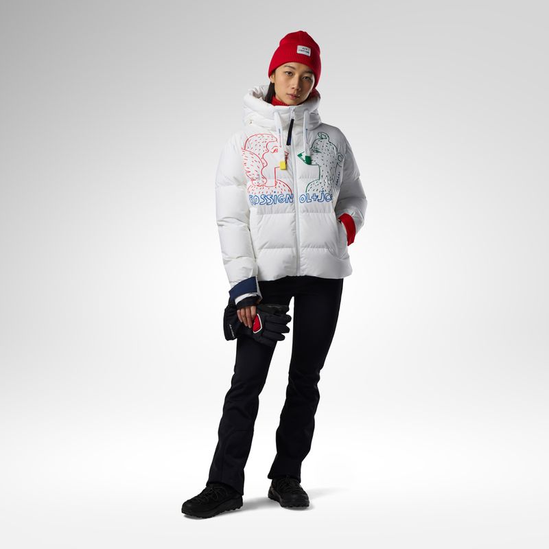 Moteriška slidinėjimo striukė Rossignol JCC Allsnow Down white 2
