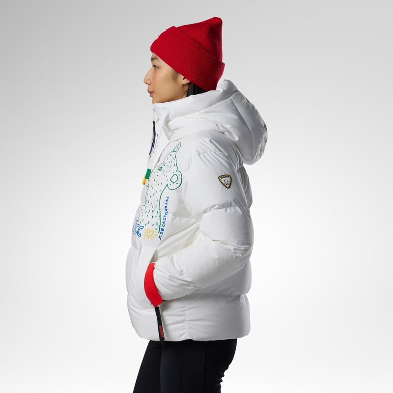 Moteriška slidinėjimo striukė Rossignol JCC Allsnow Down white 4