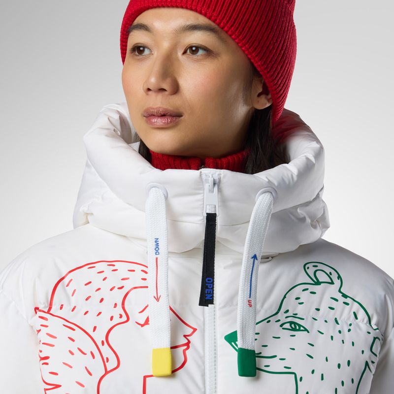 Moteriška slidinėjimo striukė Rossignol JCC Allsnow Down white 5