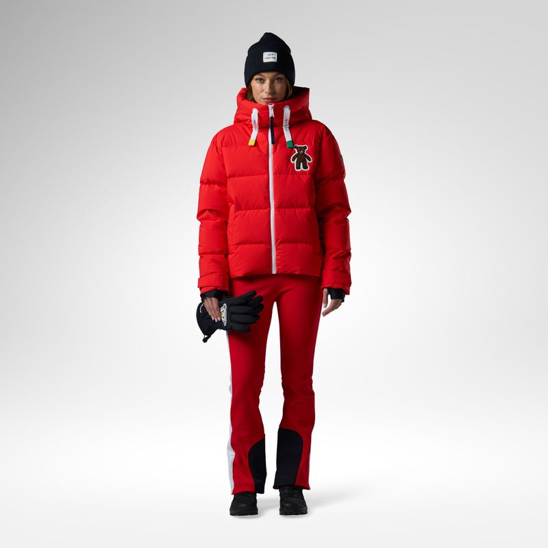 Moteriška slidinėjimo striukė Rossignol JCC Allsnow Down red 2